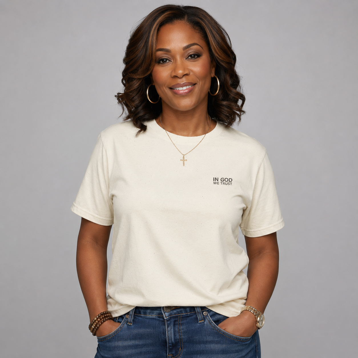 New Hampshire All State In God We Trust Unisex Everyday Tee