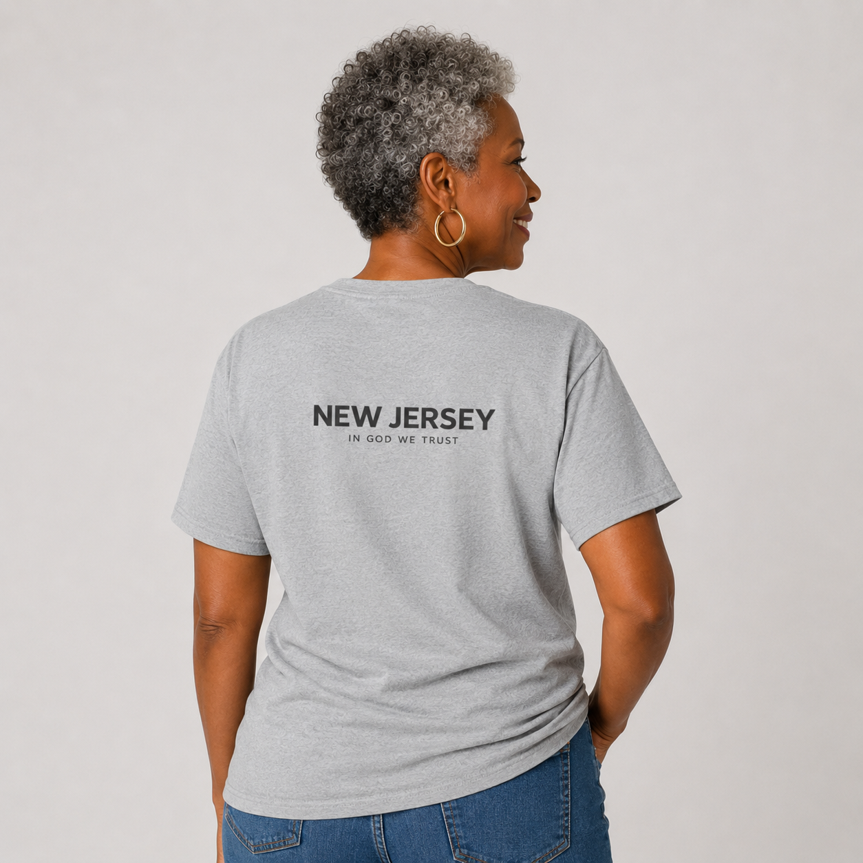 New Jersey All State In God We Trust Unisex Everyday Tee