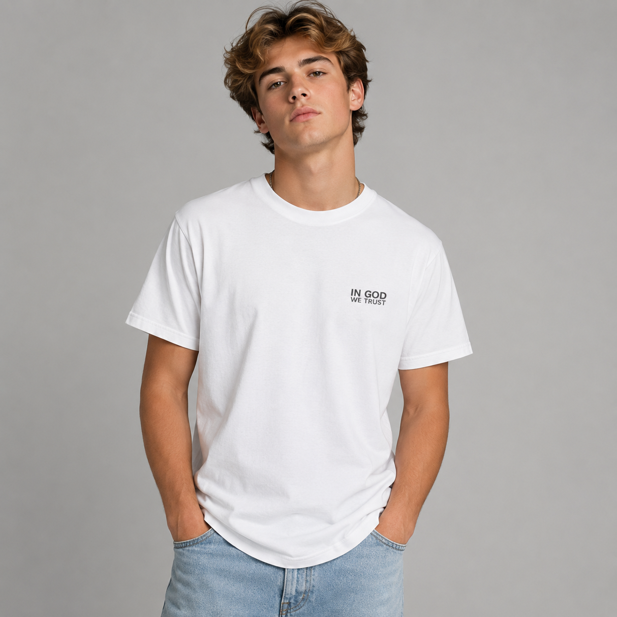 New York All State In God We Trust Unisex Everyday Tee