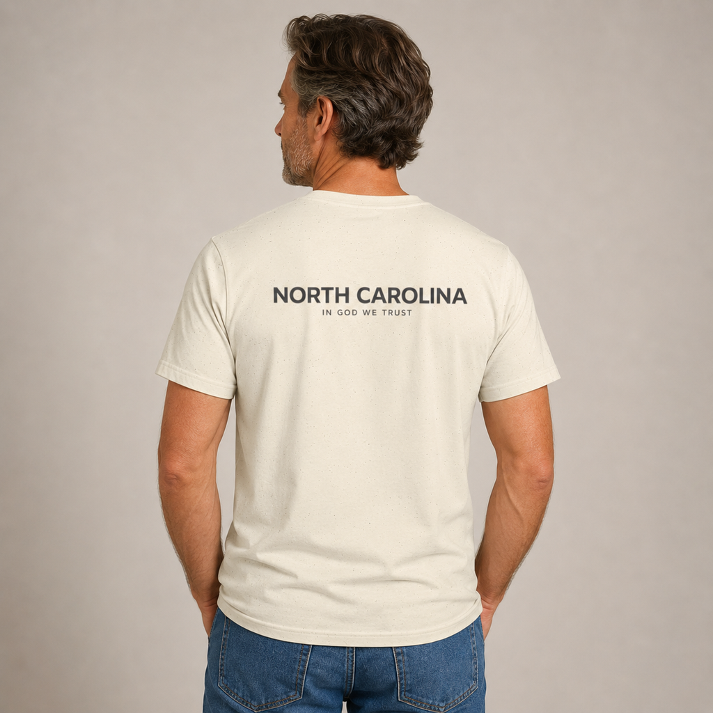 North Carolina All State In God We Trust Unisex Everyday Tee