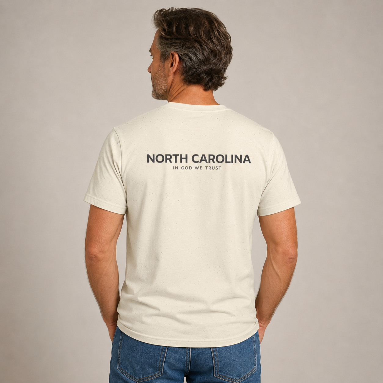 North Carolina All State In God We Trust Unisex Everyday Tee