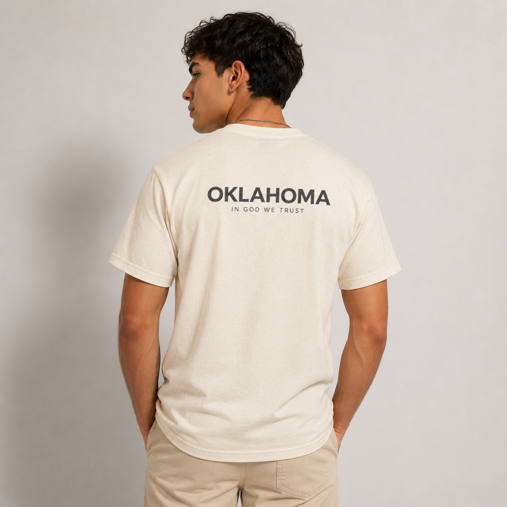 Oklahoma All State In God We Trust Unisex Everyday Tee