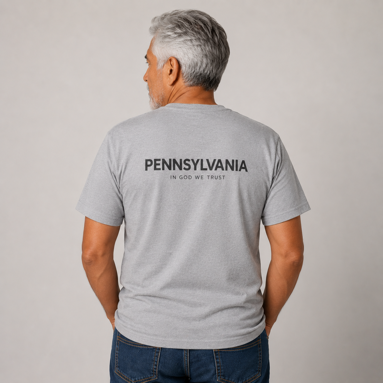 Pennsylvania All State In God We Trust Unisex Everyday Tee