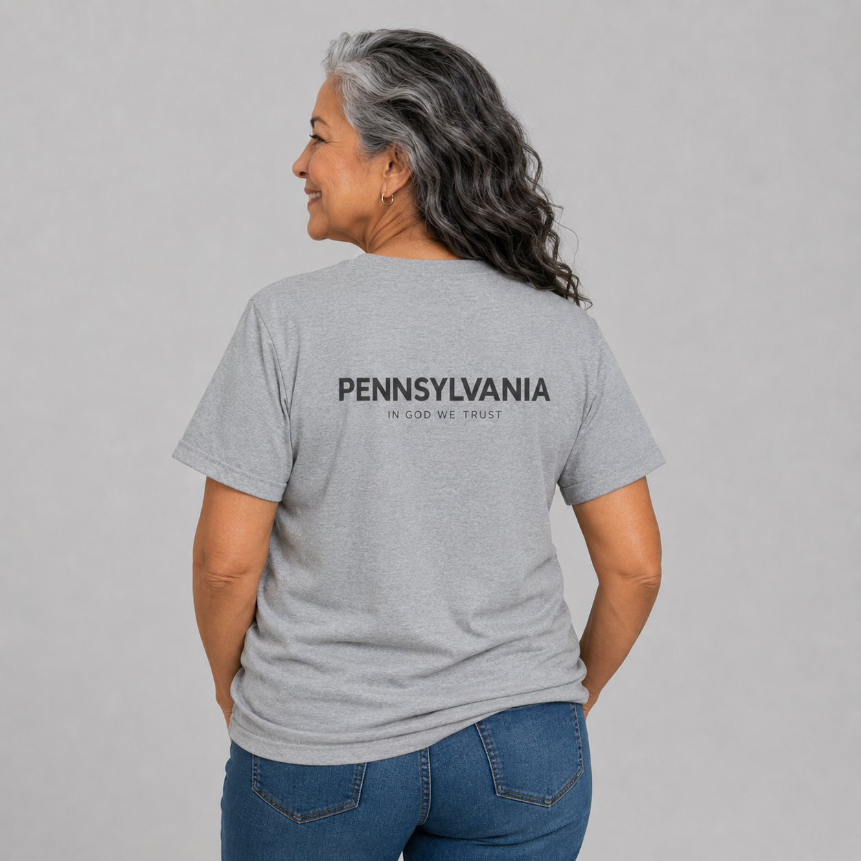 Pennsylvania All State In God We Trust Unisex Everyday Tee