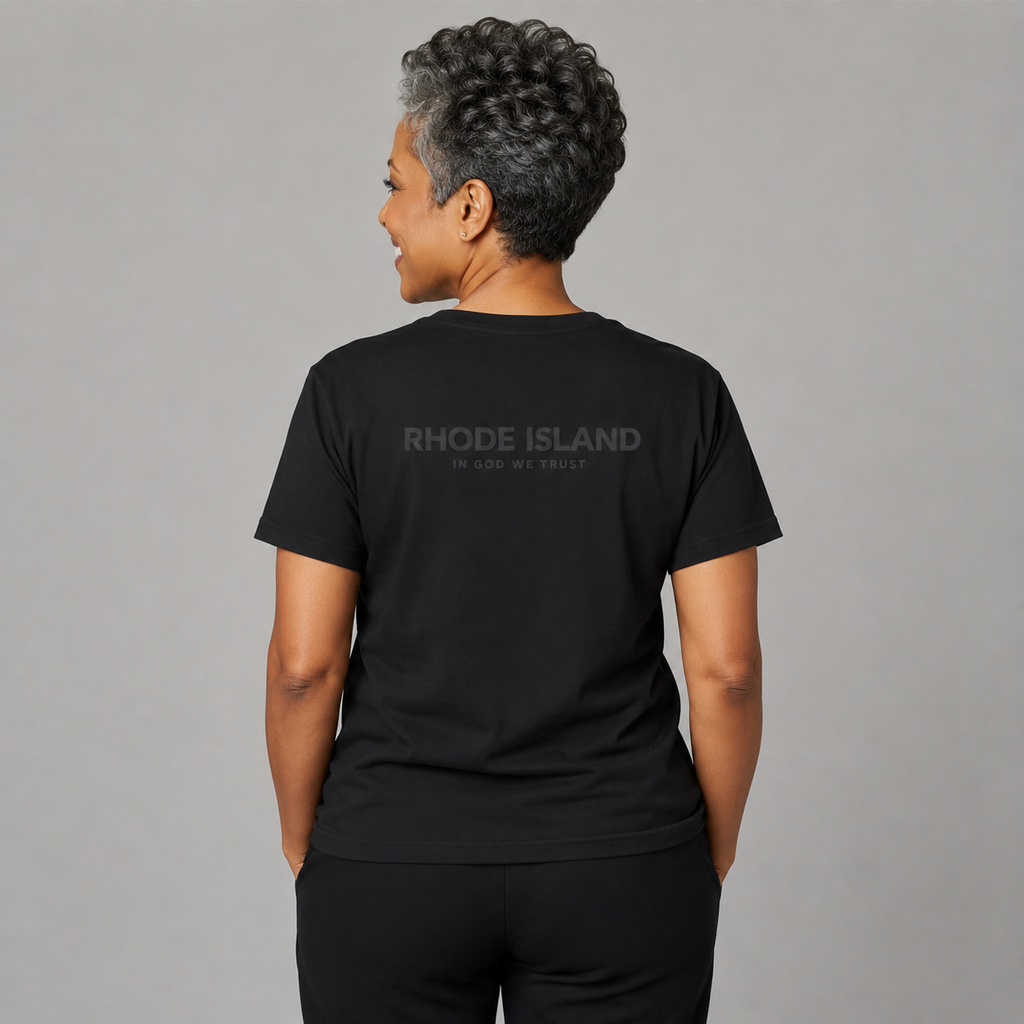 Rhode Island All State In God We Trust Unisex Everyday Tee