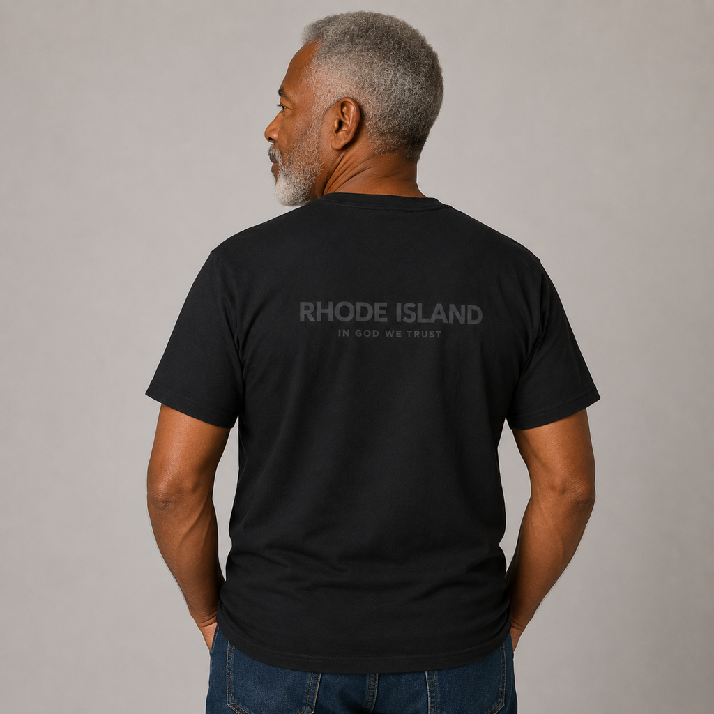 Rhode Island All State In God We Trust Unisex Everyday Tee