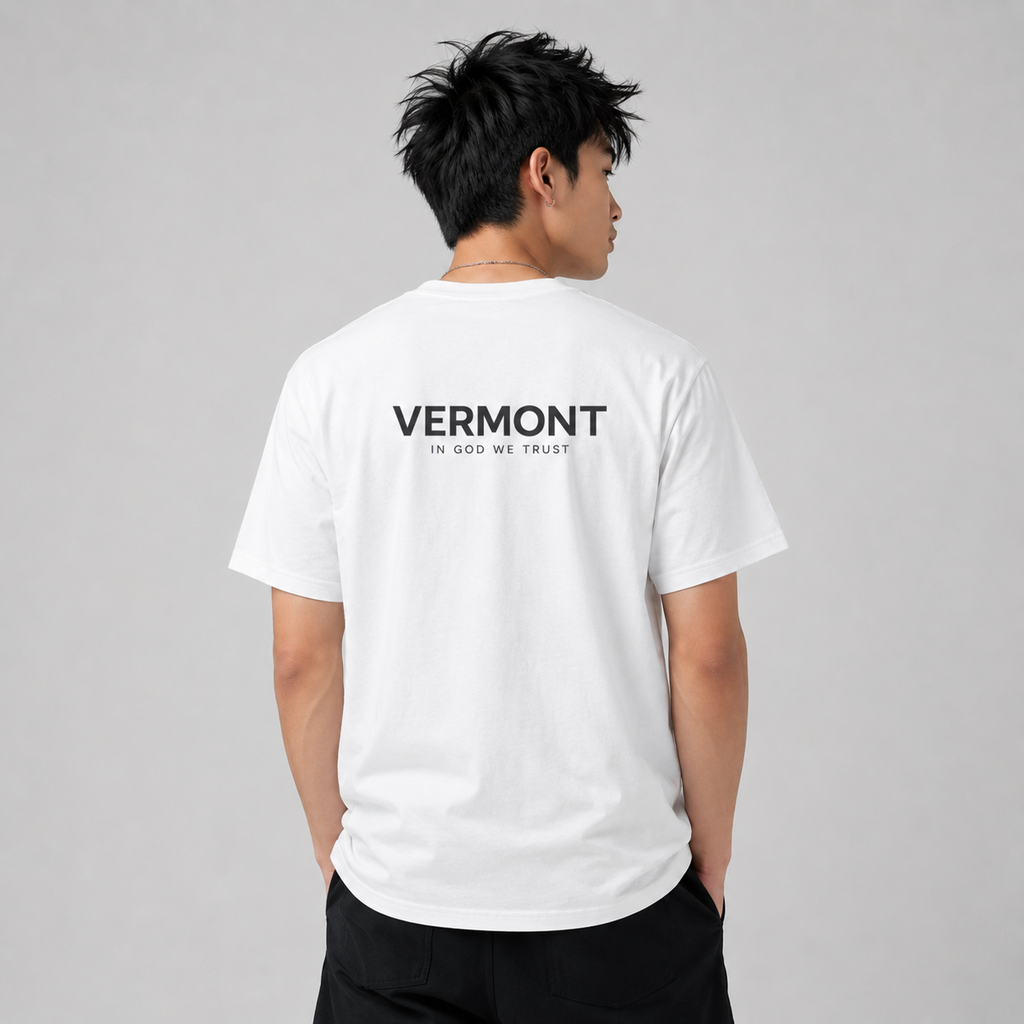 Vermont All State In God We Trust Unisex Everyday Tee