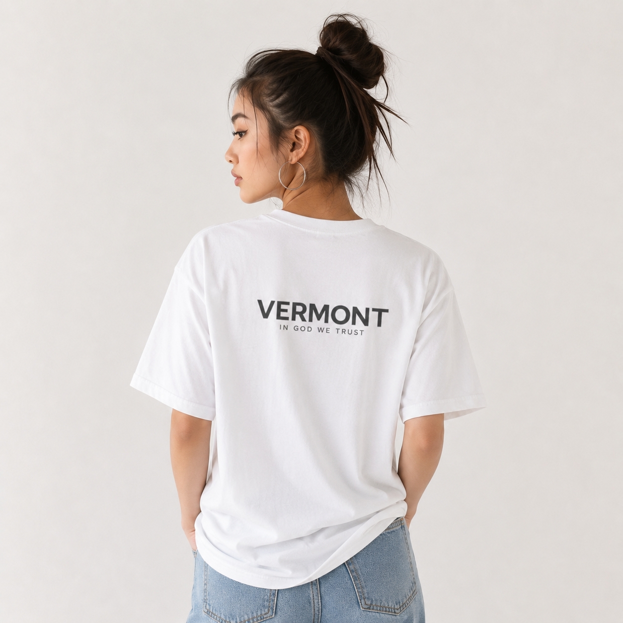 Vermont All State In God We Trust Unisex Everyday Tee