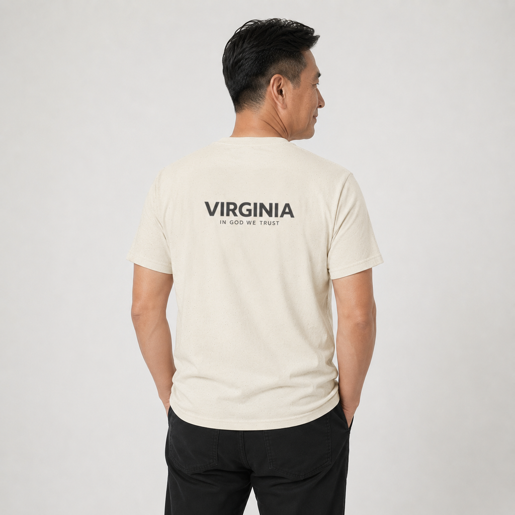 Virginia All State In God We Trust Unisex Everyday Tee