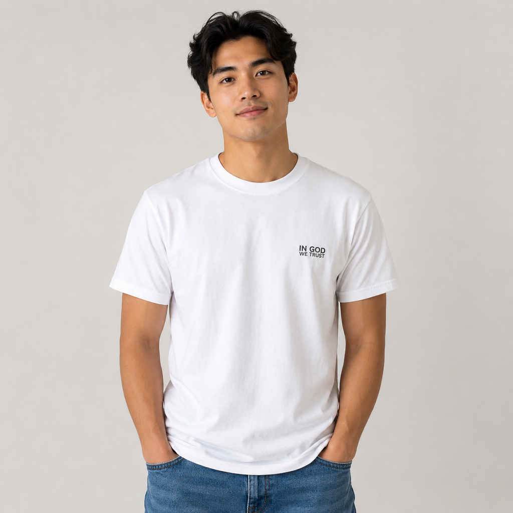 Wyoming All State In God We Trust Unisex Everyday Tee