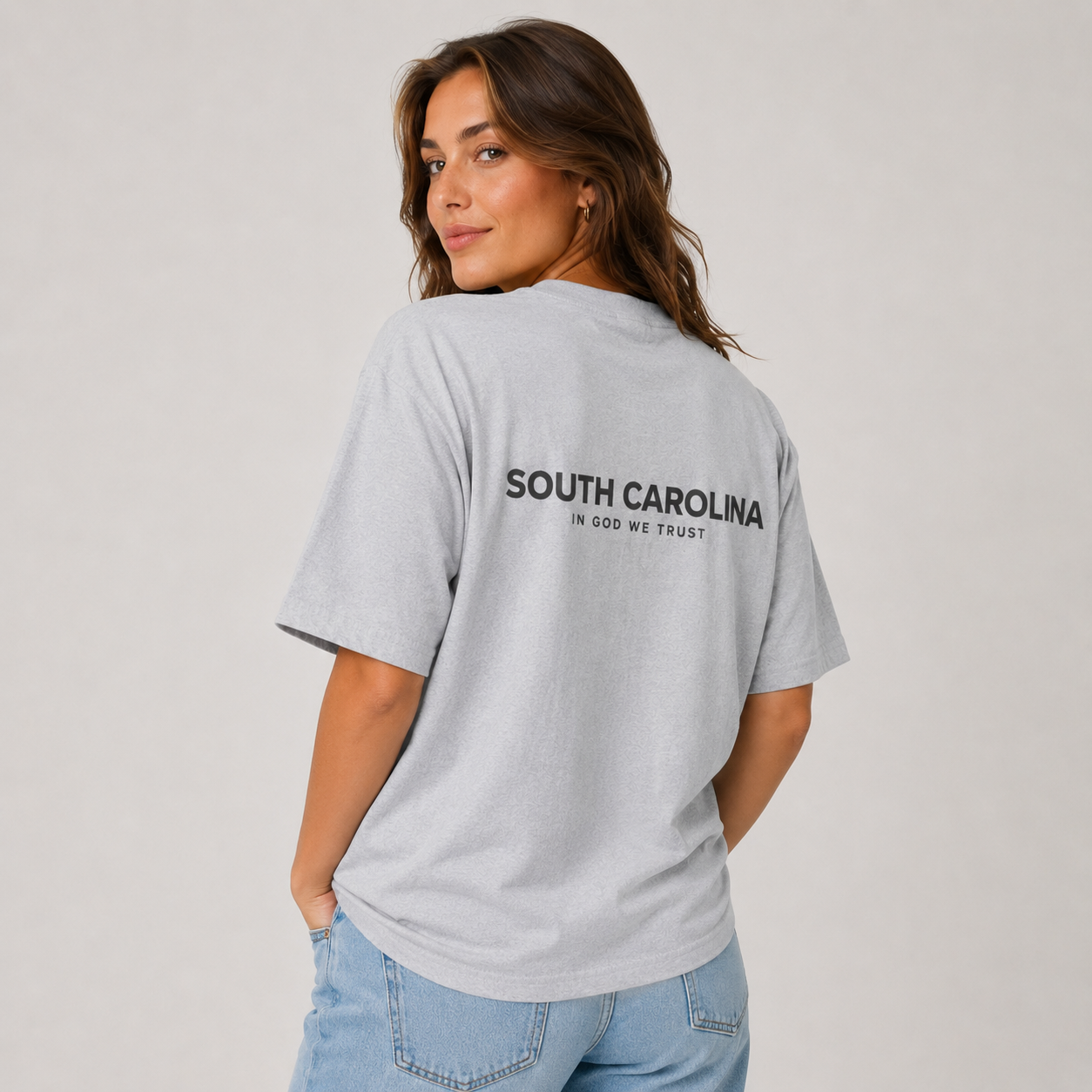 South Carolina All State In God We Trust Unisex Max Heavyweight Short Sleeve