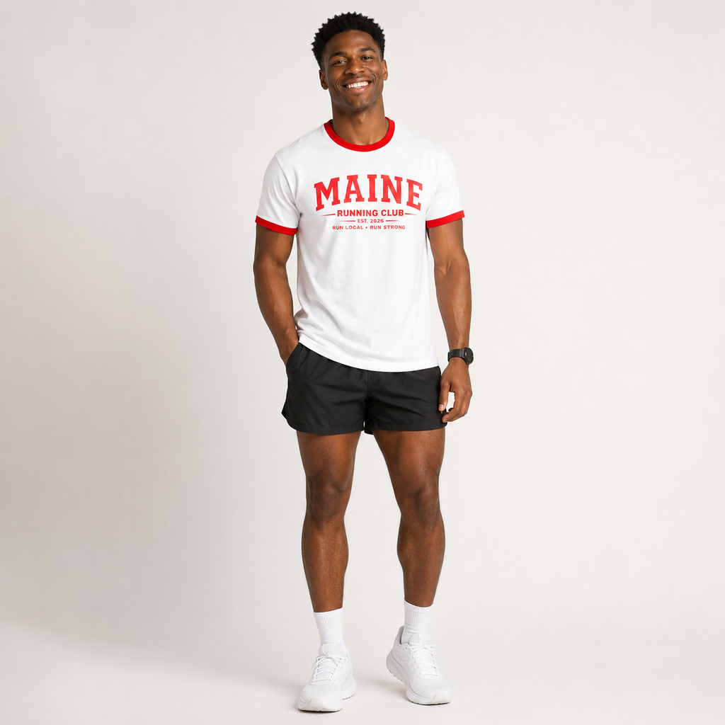 Maine Running Club 2026 All State Men's Staple Ringer Tee