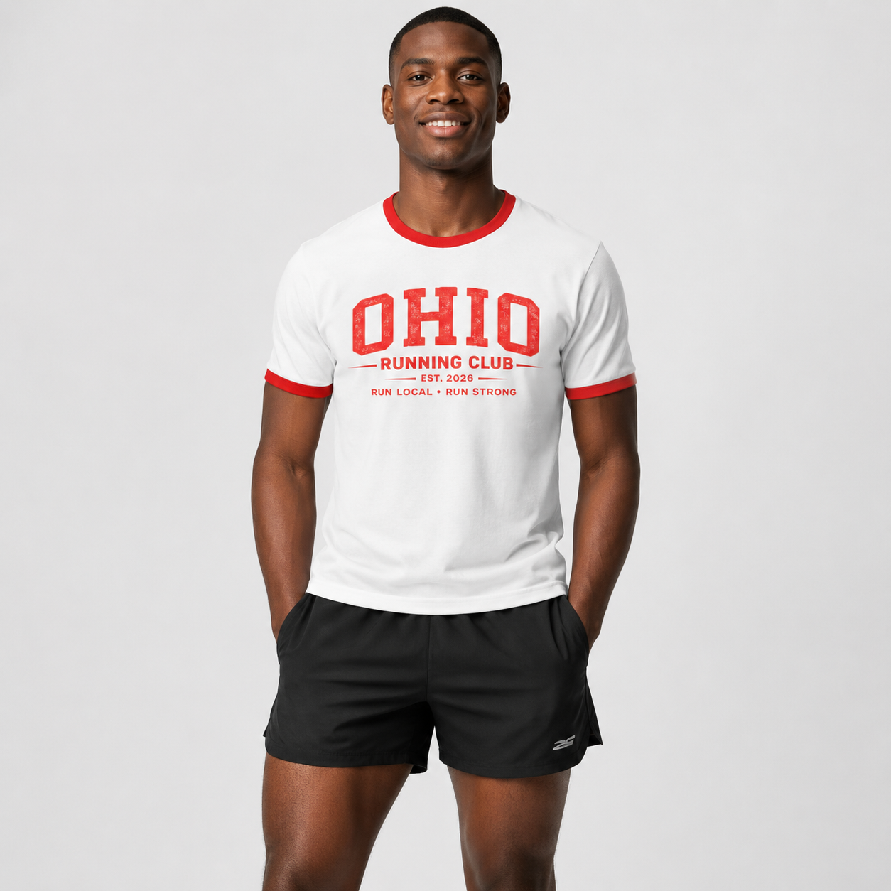 Ohio Running Club 2026 All State Men's Staple Ringer Tee
