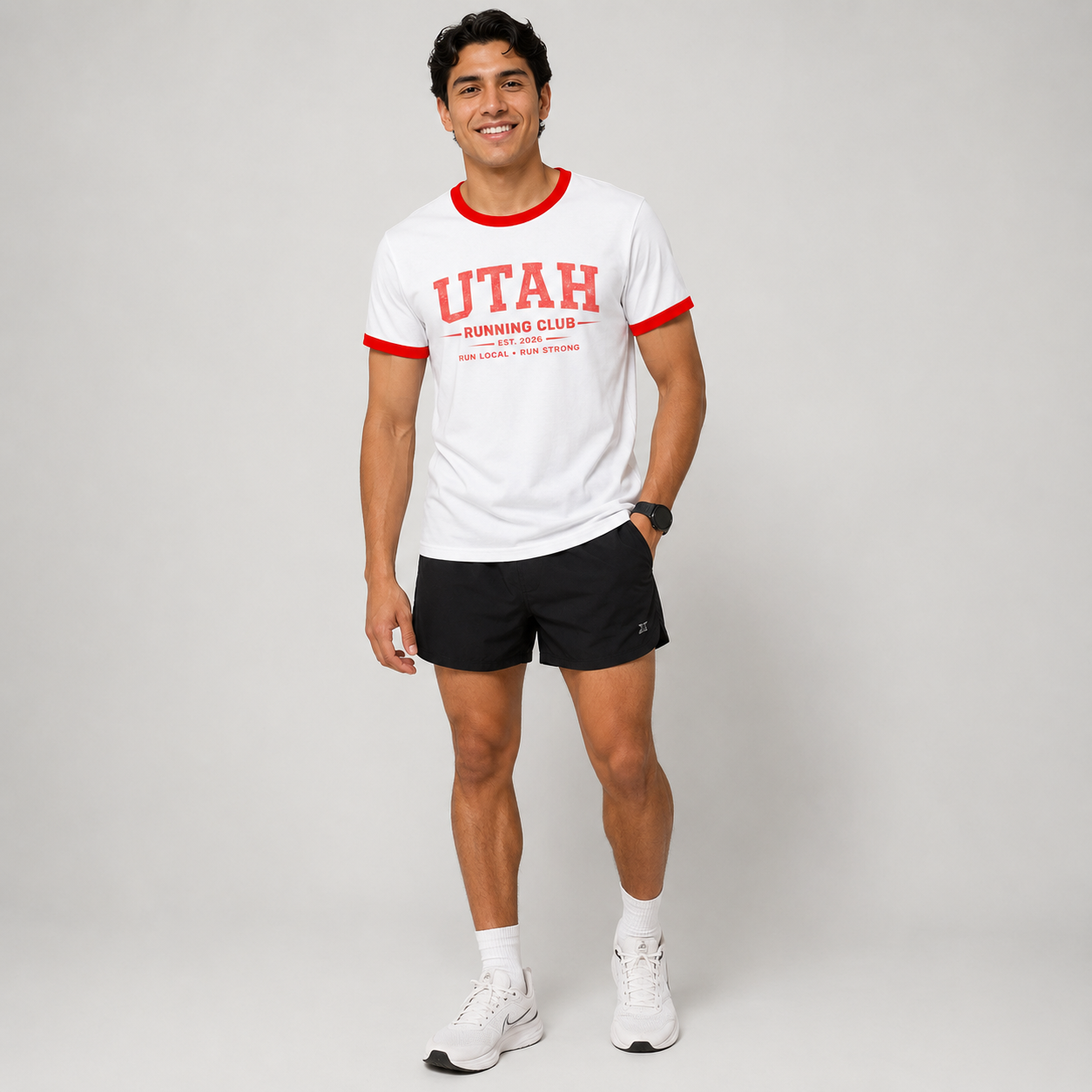 Utah Running Club 2026 All State Men's Staple Ringer Tee