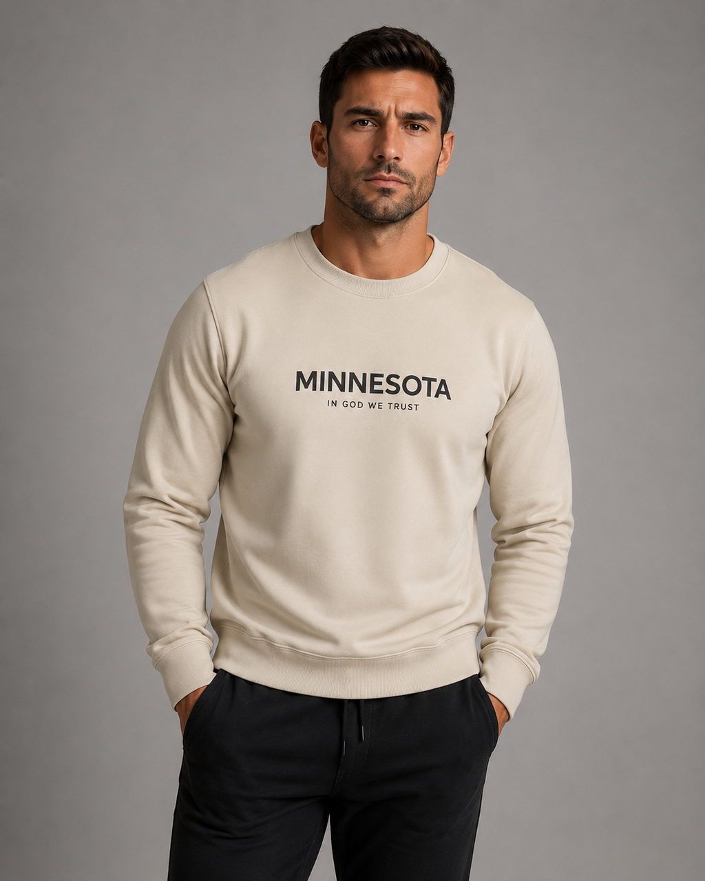 Minnesota All State In God We Trust Unisex Crewneck Sweatshirt