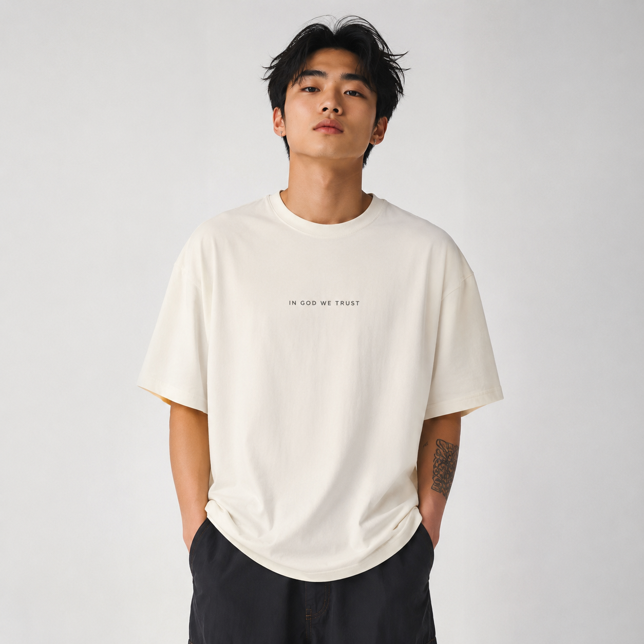 Alaska All State In God We Trust Unisex Casual Oversized Boxy Tee