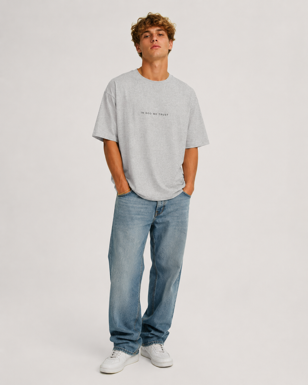 Arkansas All State In God We Trust Unisex Casual Oversized Boxy Tee