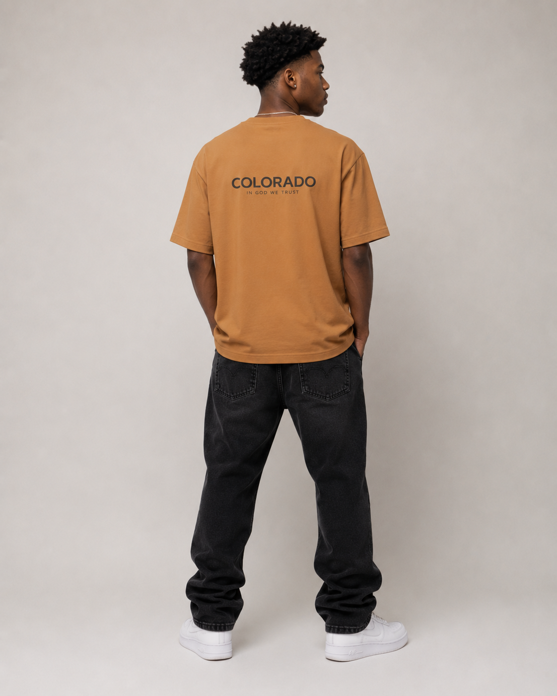 Colorado All State In God We Trust Unisex Casual Oversized Boxy Tee
