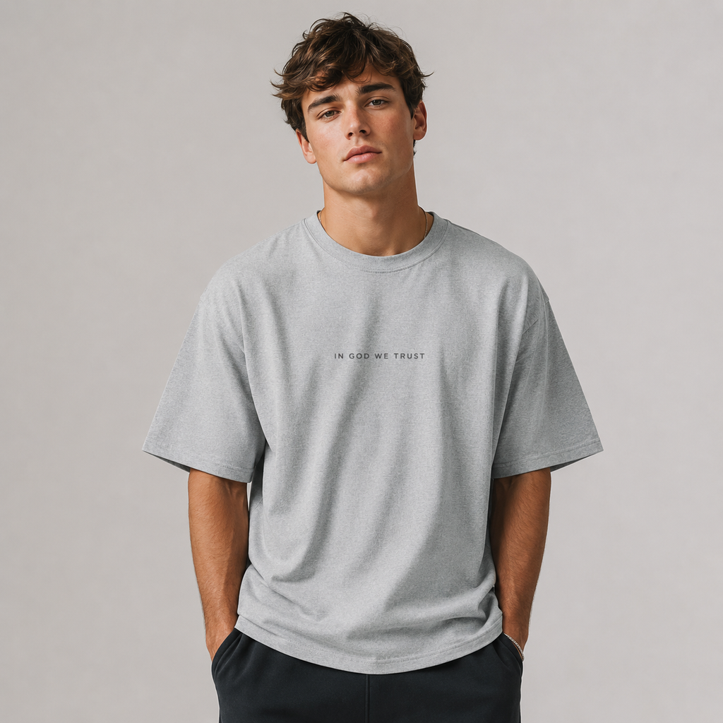 Connecticut All State In God We Trust Unisex Casual Oversized Boxy Tee