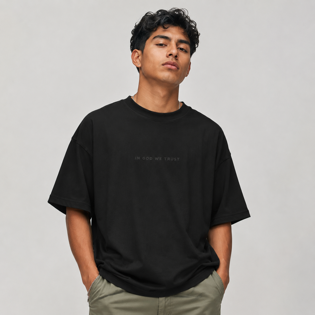 Georgia All State In God We Trust Unisex Casual Oversized Boxy Tee