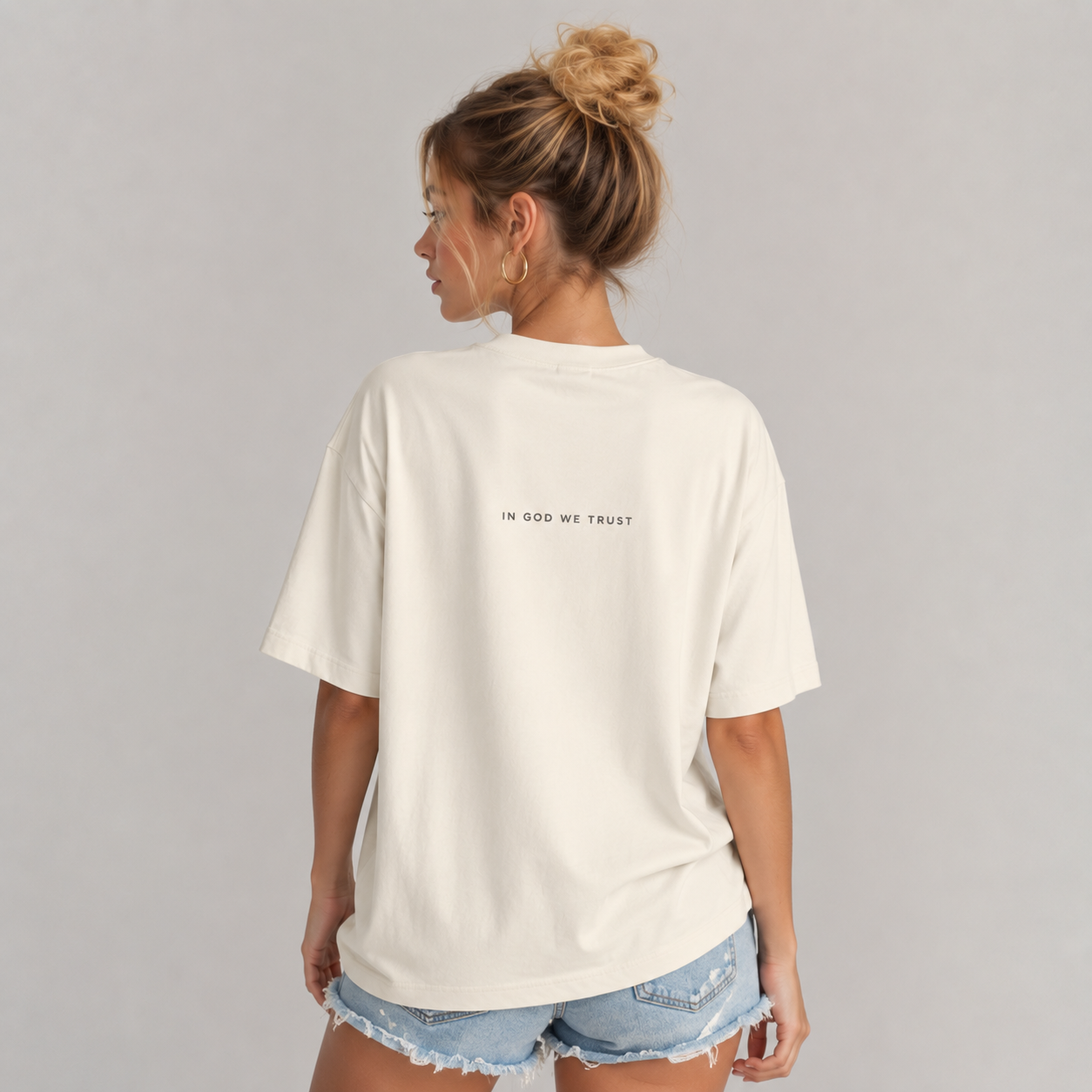 Kentucky All State In God We Trust Unisex Casual Oversized Boxy Tee