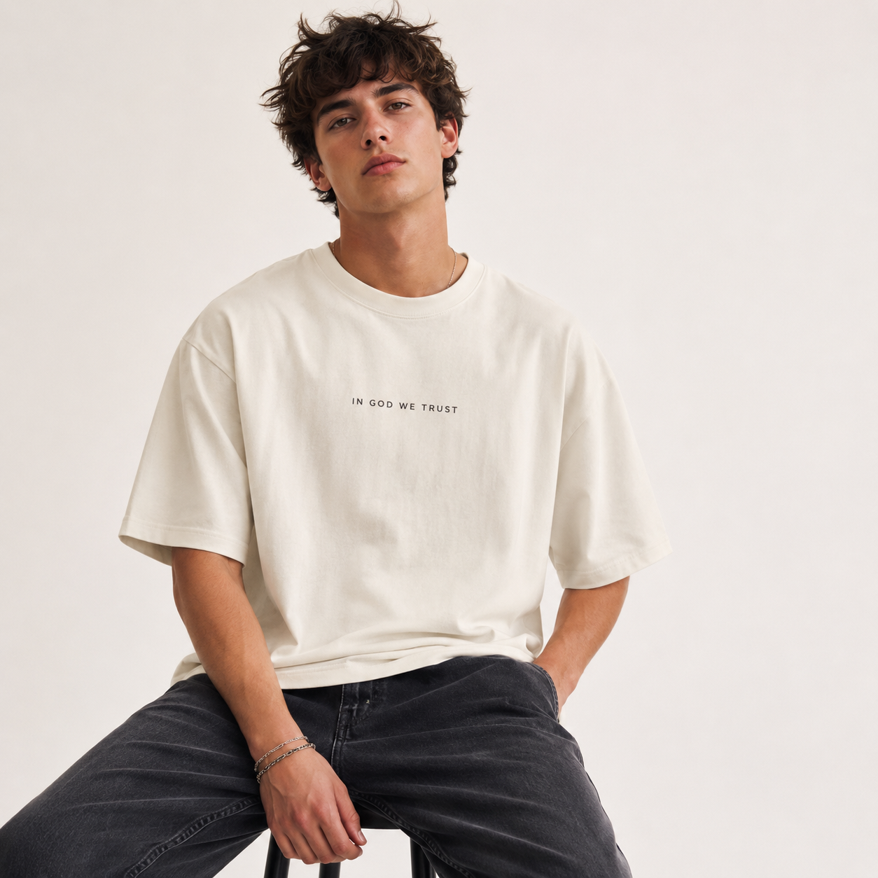 Kentucky All State In God We Trust Unisex Casual Oversized Boxy Tee