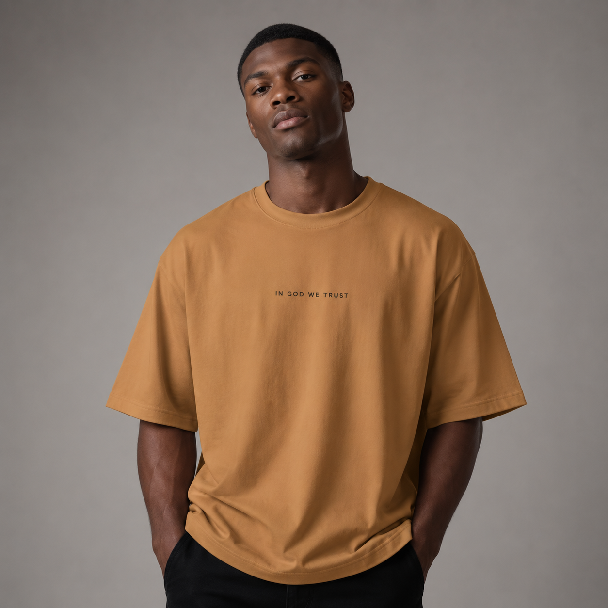 Michigan All State In God We Trust Unisex Casual Oversized Boxy Tee