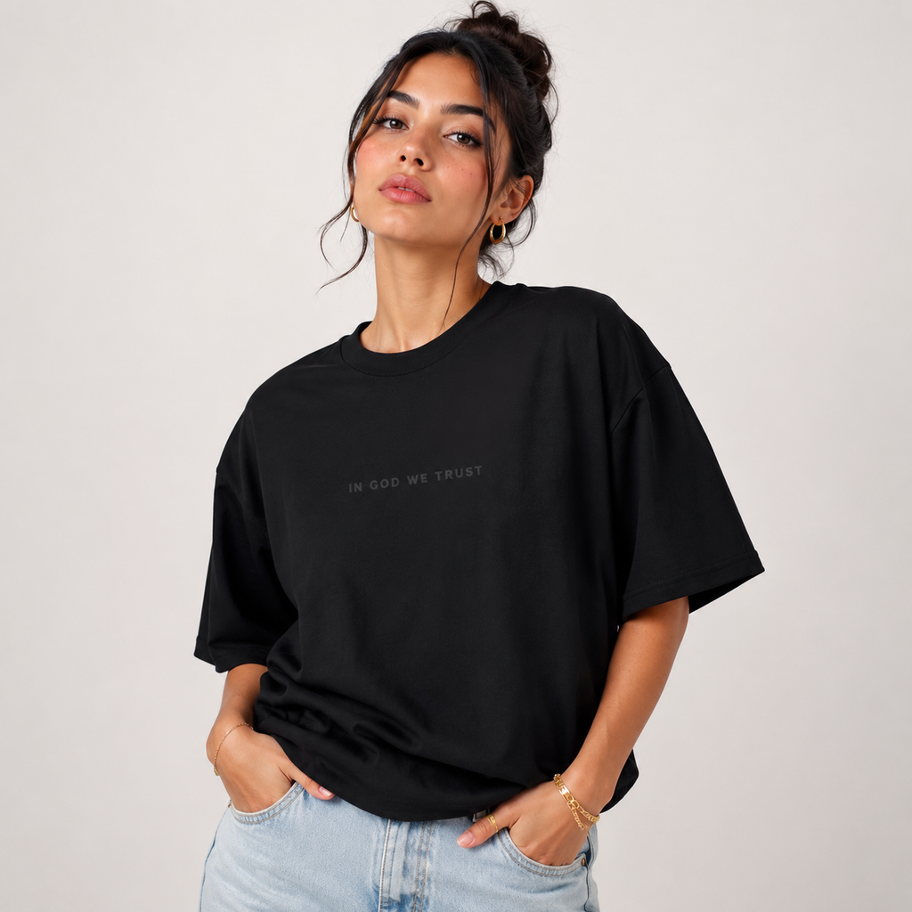Minnesota All State In God We Trust Unisex Casual Oversized Boxy Tee