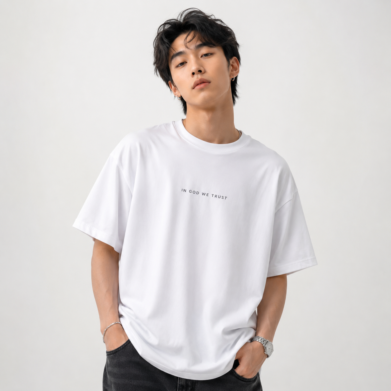 Missouri All State In God We Trust Unisex Casual Oversized Boxy Tee