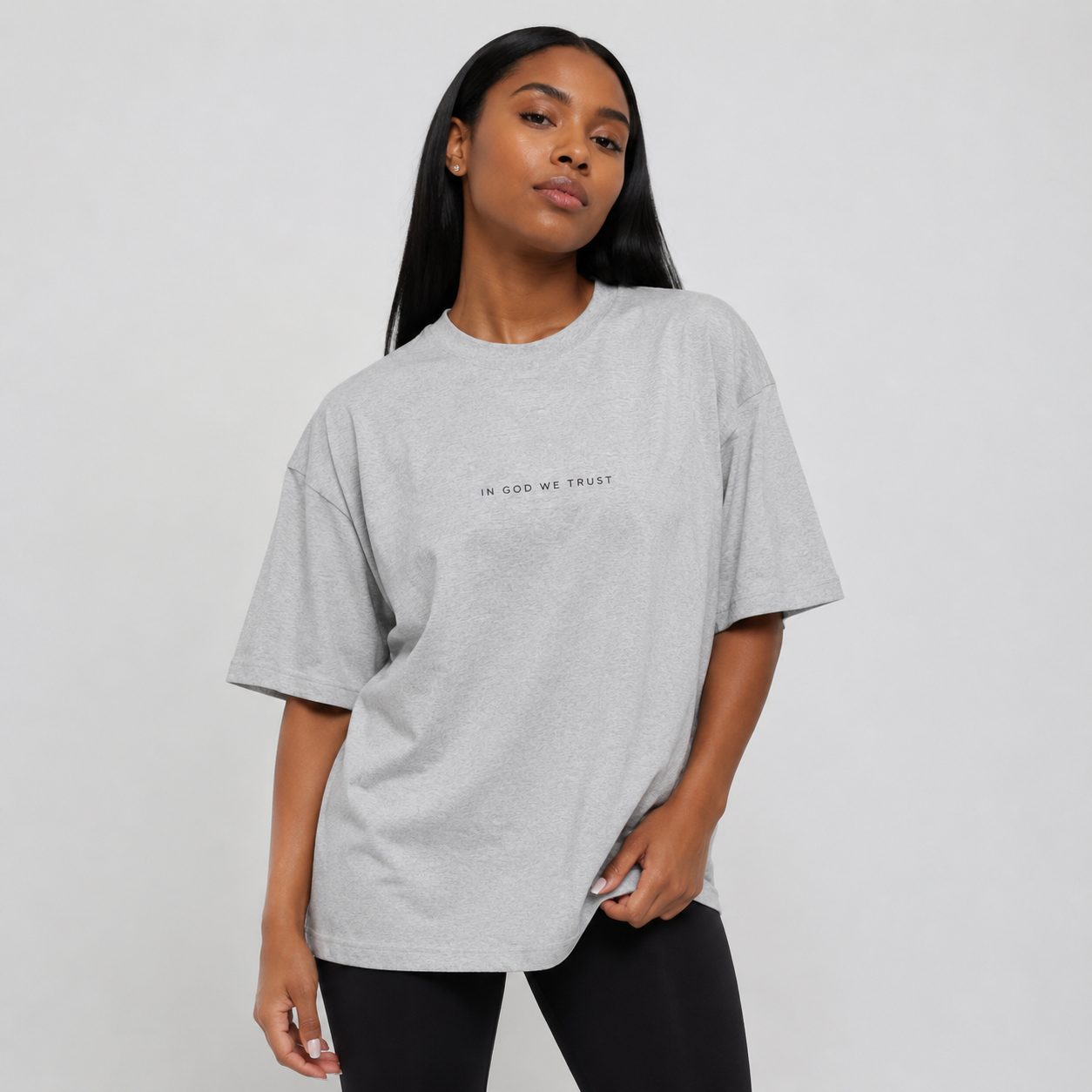Oklahoma All State In God We Trust Unisex Casual Oversized Boxy Tee