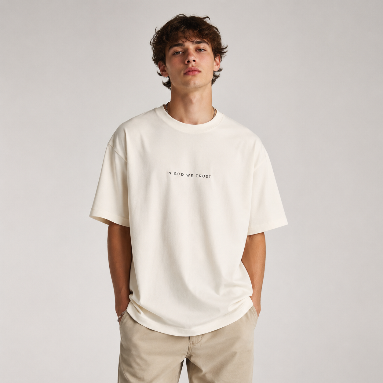 Utah All State In God We Trust Unisex Casual Oversized Boxy Tee