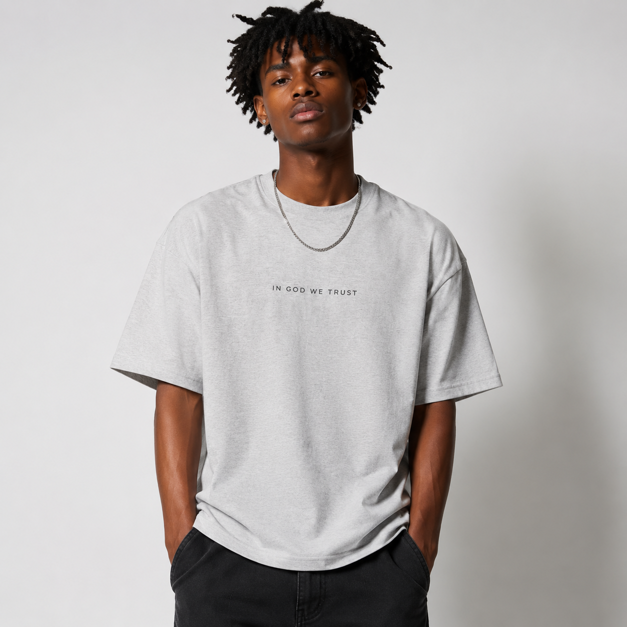 Virginia All State In God We Trust Unisex Casual Oversized Boxy Tee