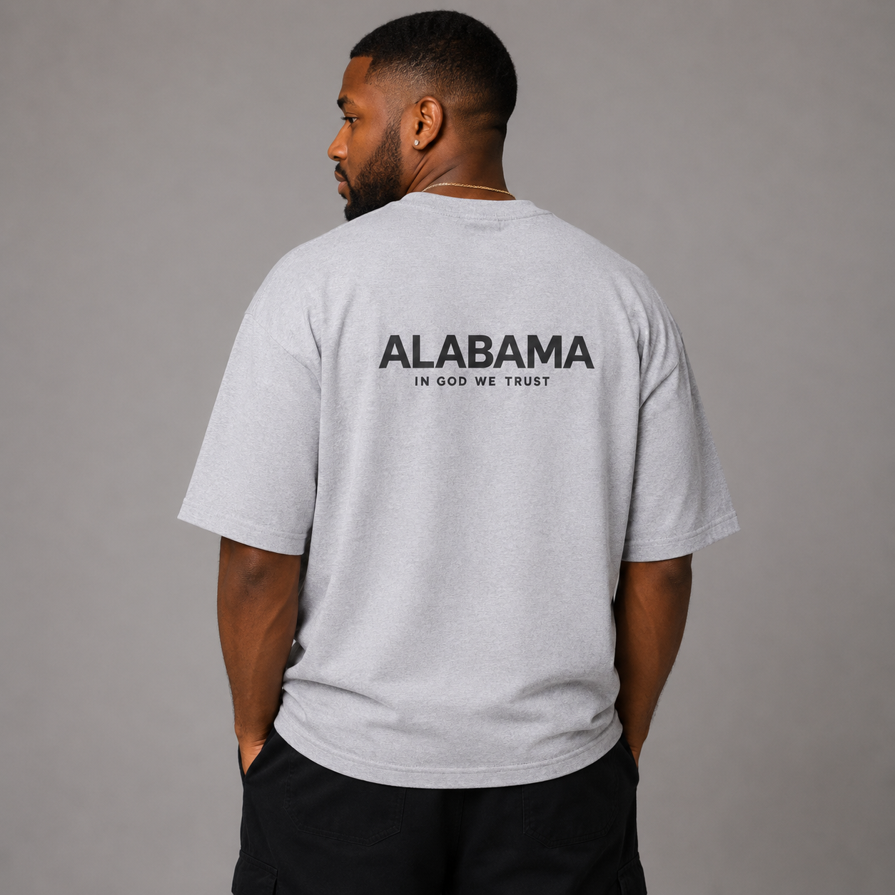 Alabama All State In God We Trust Unisex Max Heavyweight Short Sleeve
