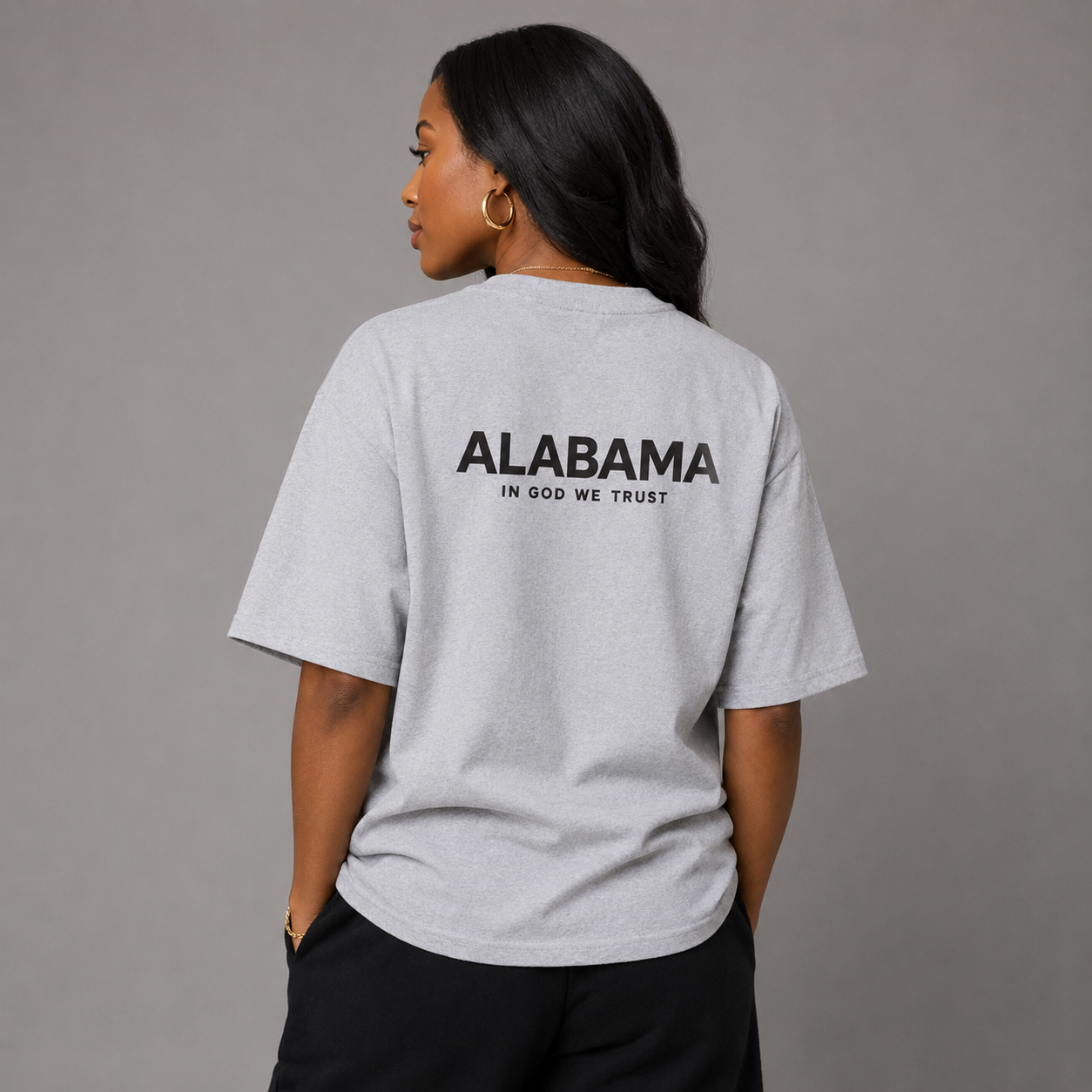Alabama All State In God We Trust Unisex Max Heavyweight Short Sleeve