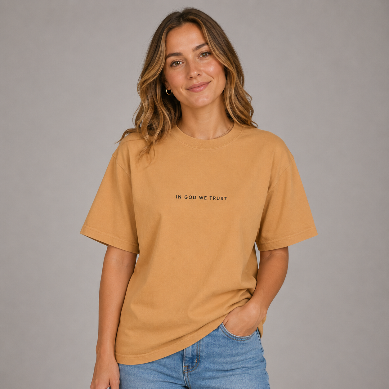 Alaska All State In God We Trust Unisex Max Heavyweight Short Sleeve