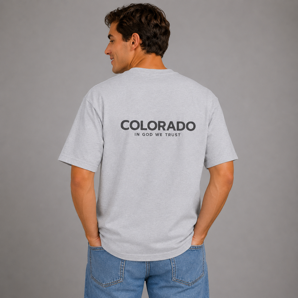 Colorado All State In God We Trust Unisex Max Heavyweight Short Sleeve