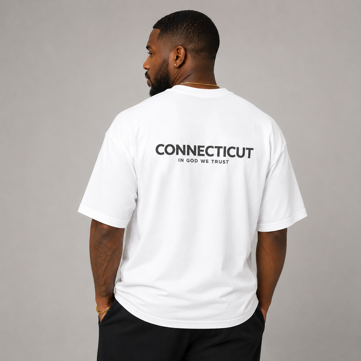 Connecticut All State In God We Trust Unisex Max Heavyweight Short Sleeve