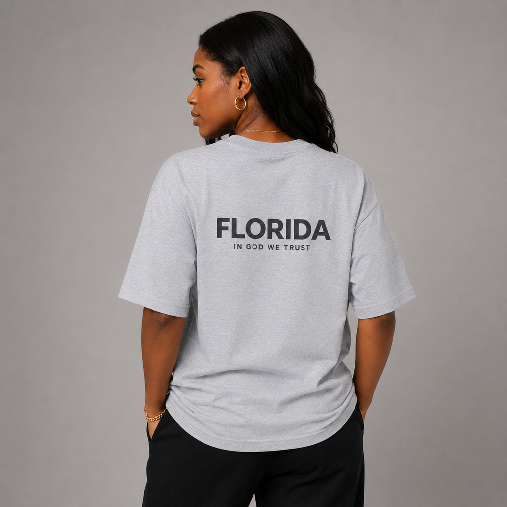 Florida All State In God We Trust Unisex Max Heavyweight Short Sleeve