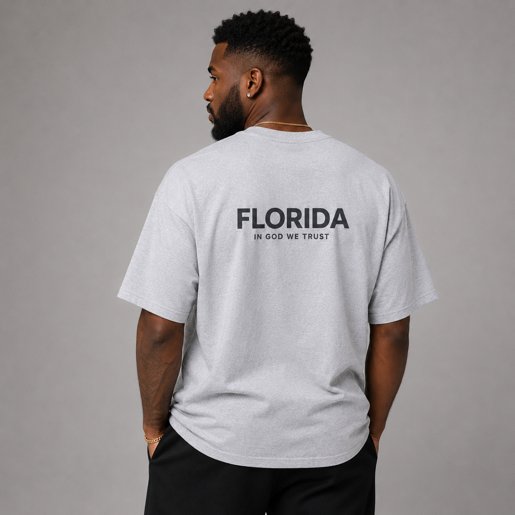 Florida All State In God We Trust Unisex Max Heavyweight Short Sleeve