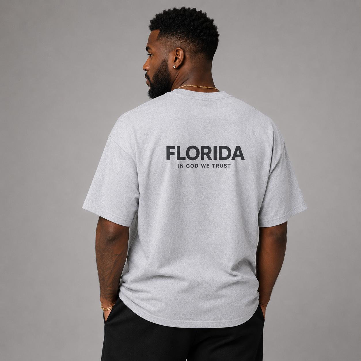 Florida All State In God We Trust Unisex Max Heavyweight Short Sleeve