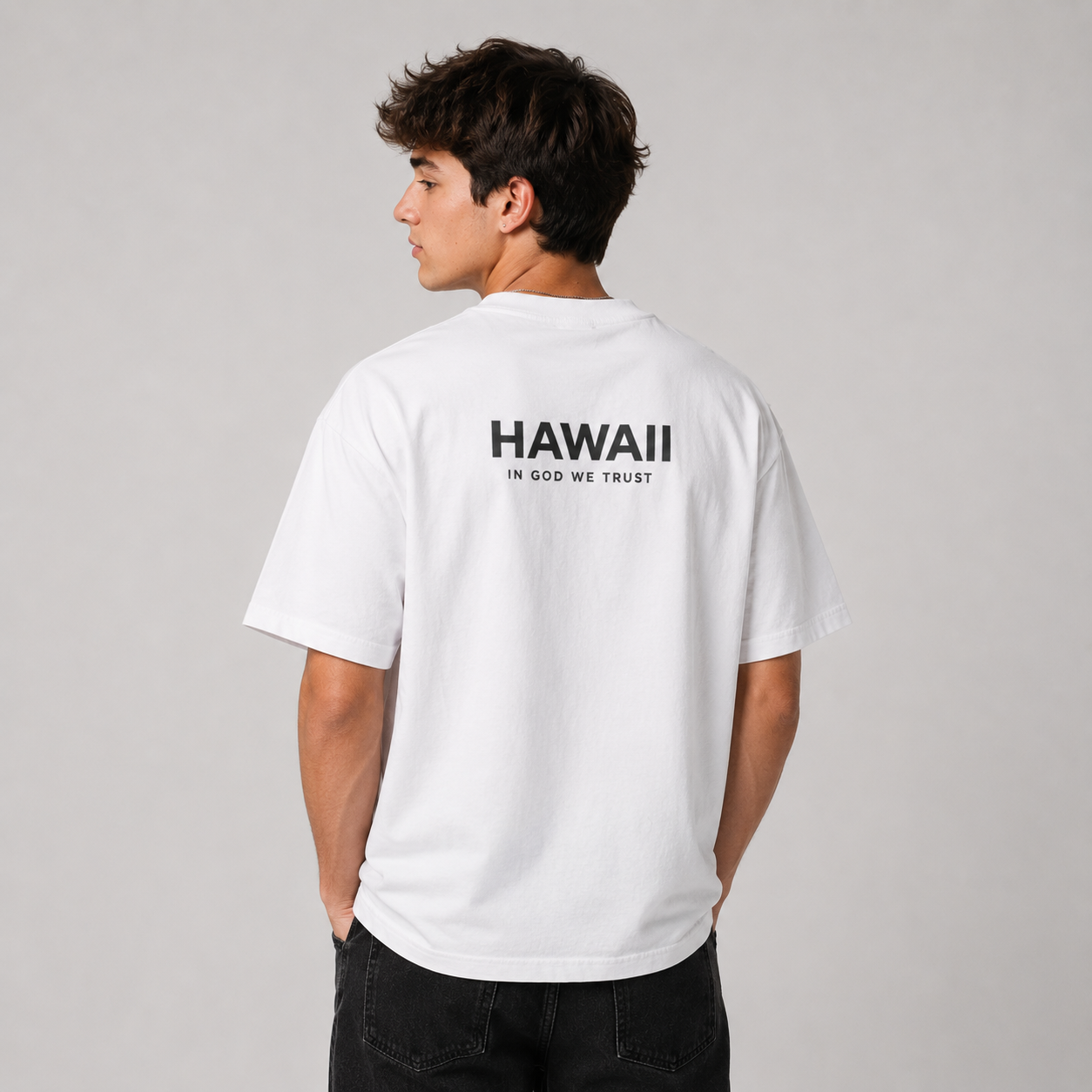 Hawaii All State In God We Trust Unisex Max Heavyweight Short Sleeve