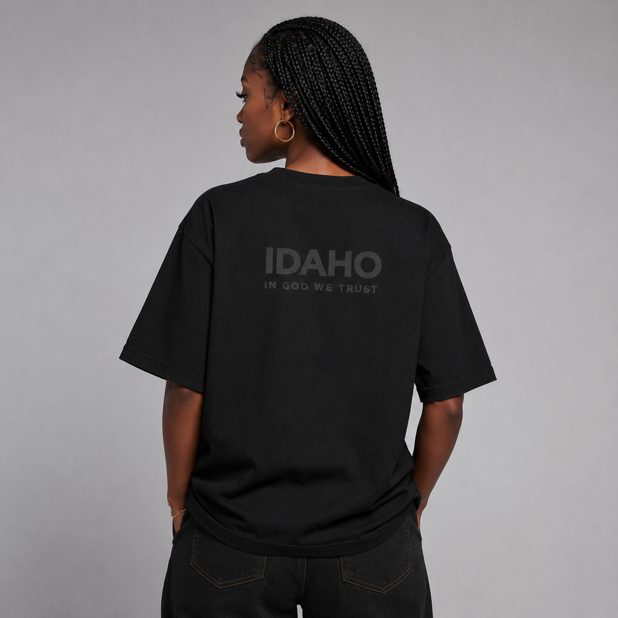 Idaho All State In God We Trust Unisex Max Heavyweight Short Sleeve
