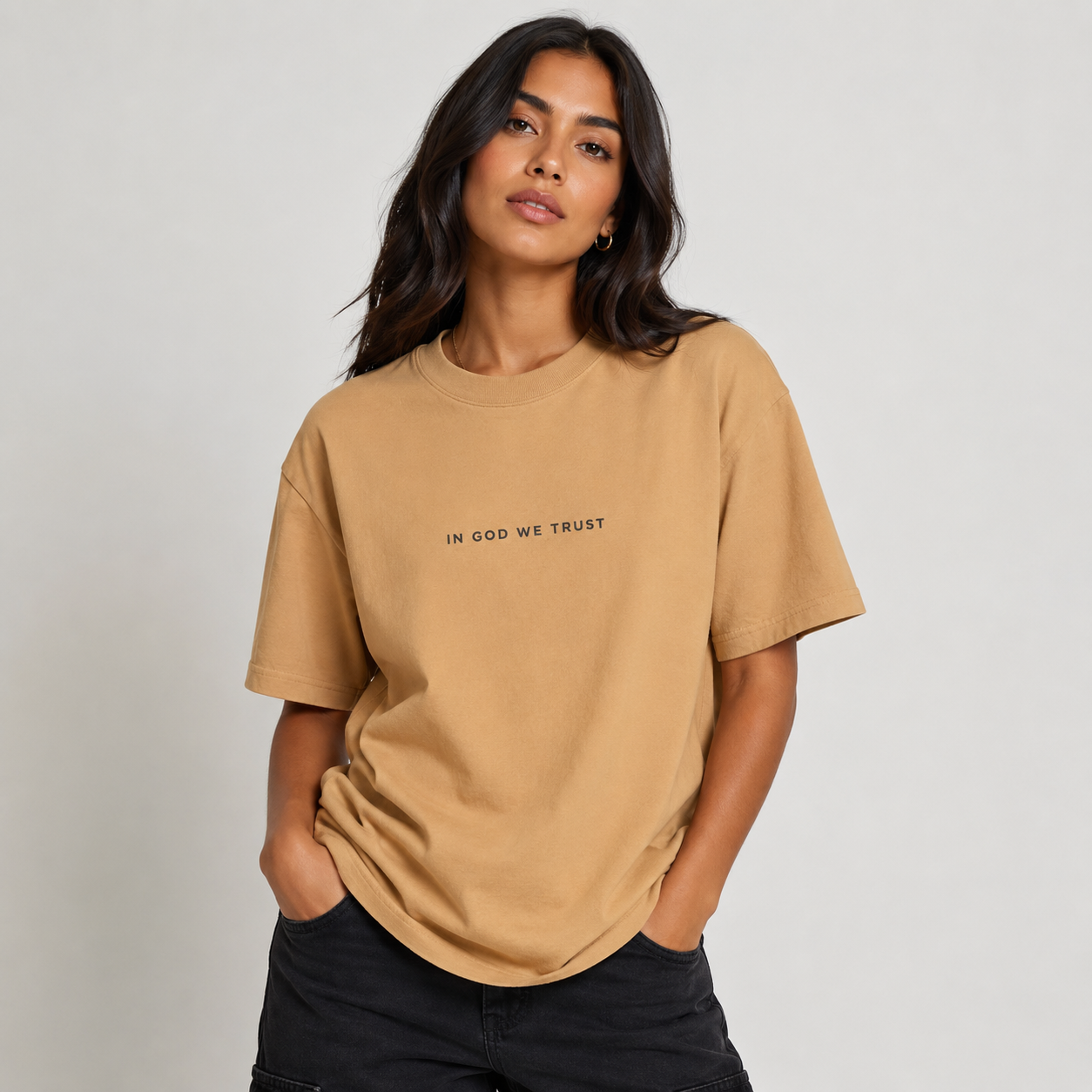 Illinois All State In God We Trust Unisex Max Heavyweight Short Sleeve
