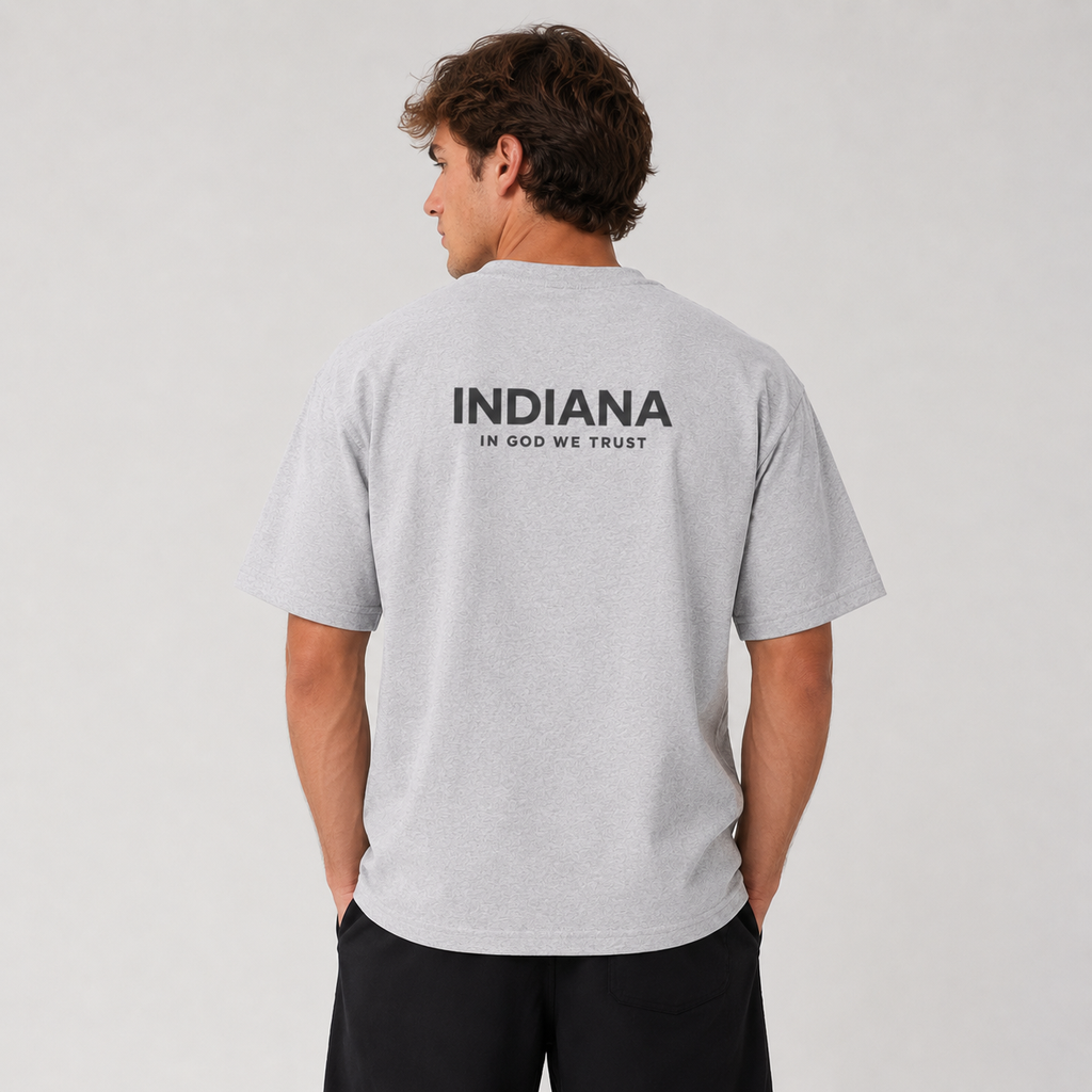 Indiana All State In God We Trust Unisex Max Heavyweight Short Sleeve
