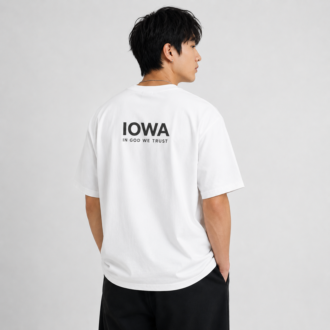 Iowa All State In God We Trust Unisex Max Heavyweight Short Sleeve