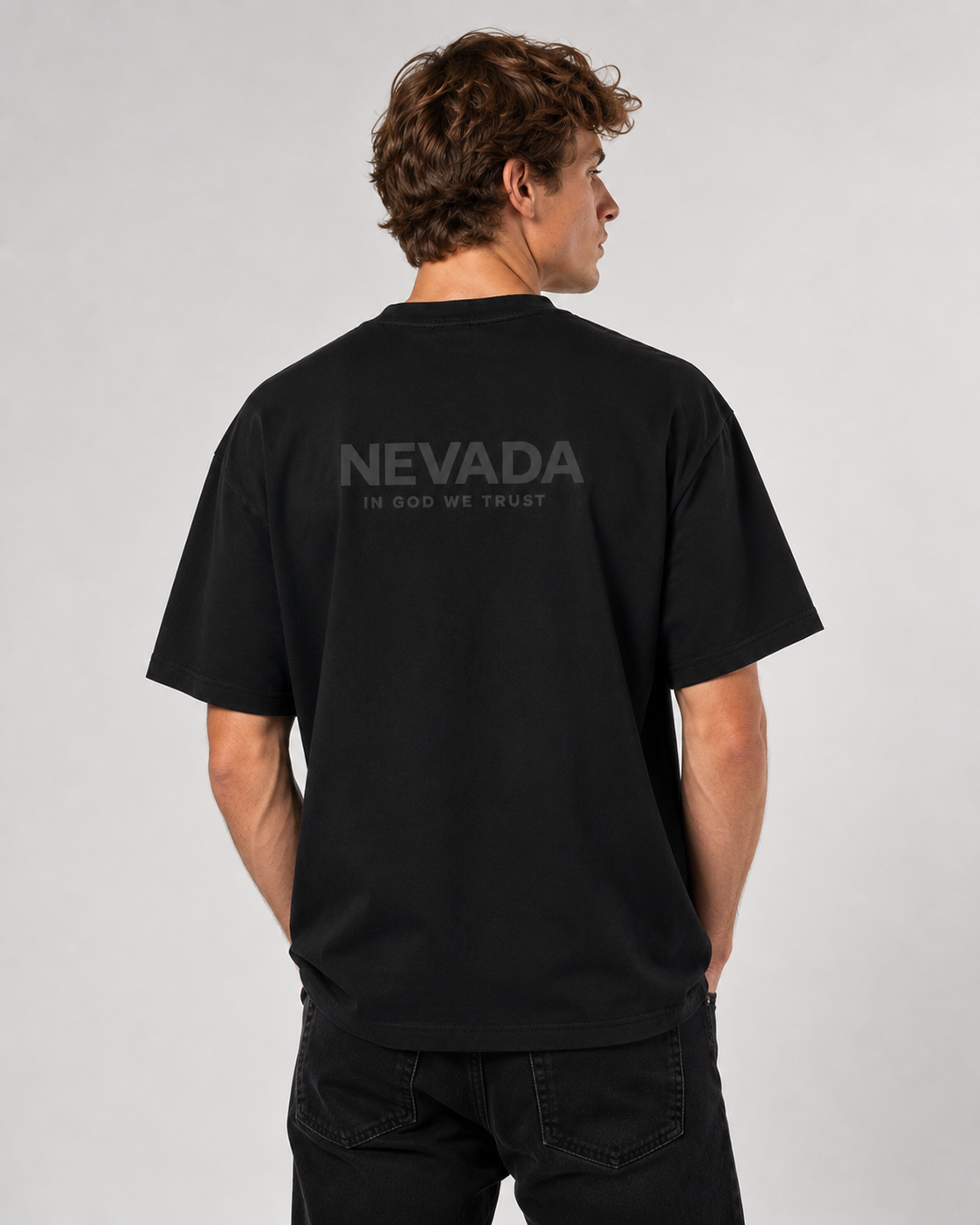 Nevada All State In God We Trust Unisex Max Heavyweight Short Sleeve