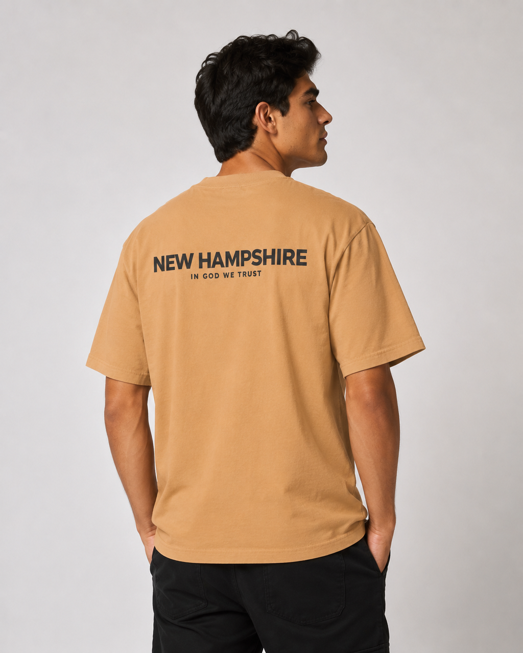 New Hampshire All State In God We Trust Unisex Max Heavyweight Short Sleeve