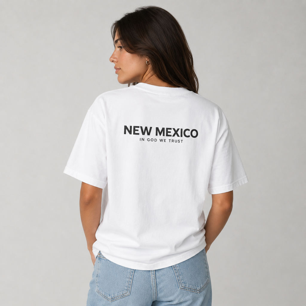 New Mexico All State In God We Trust Unisex Max Heavyweight Short Sleeve