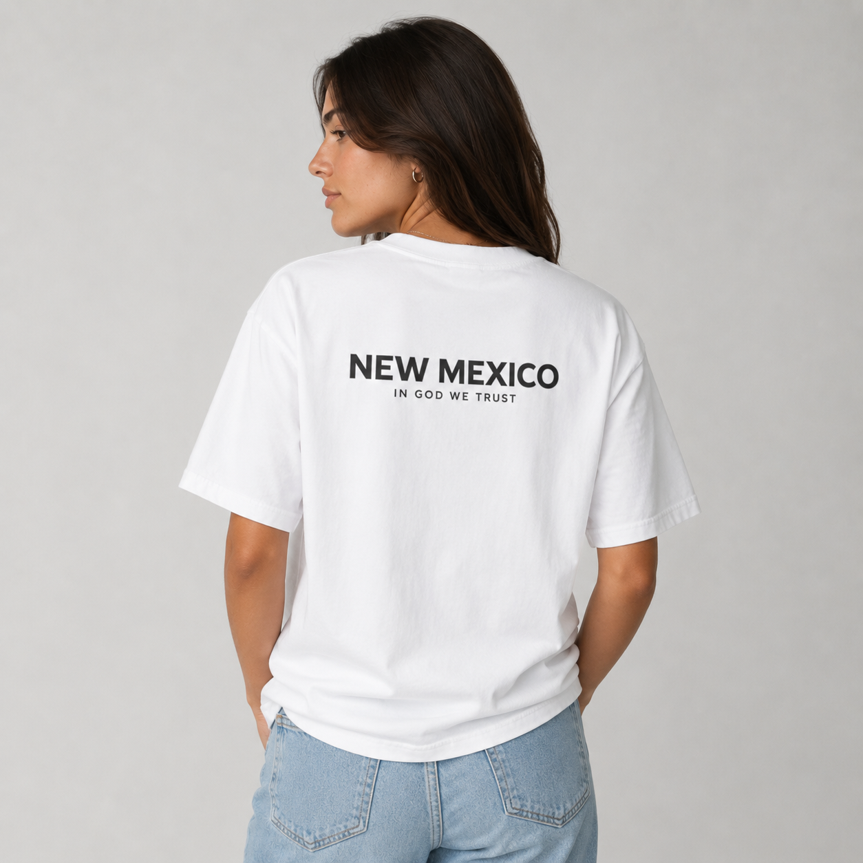 New Mexico All State In God We Trust Unisex Max Heavyweight Short Sleeve