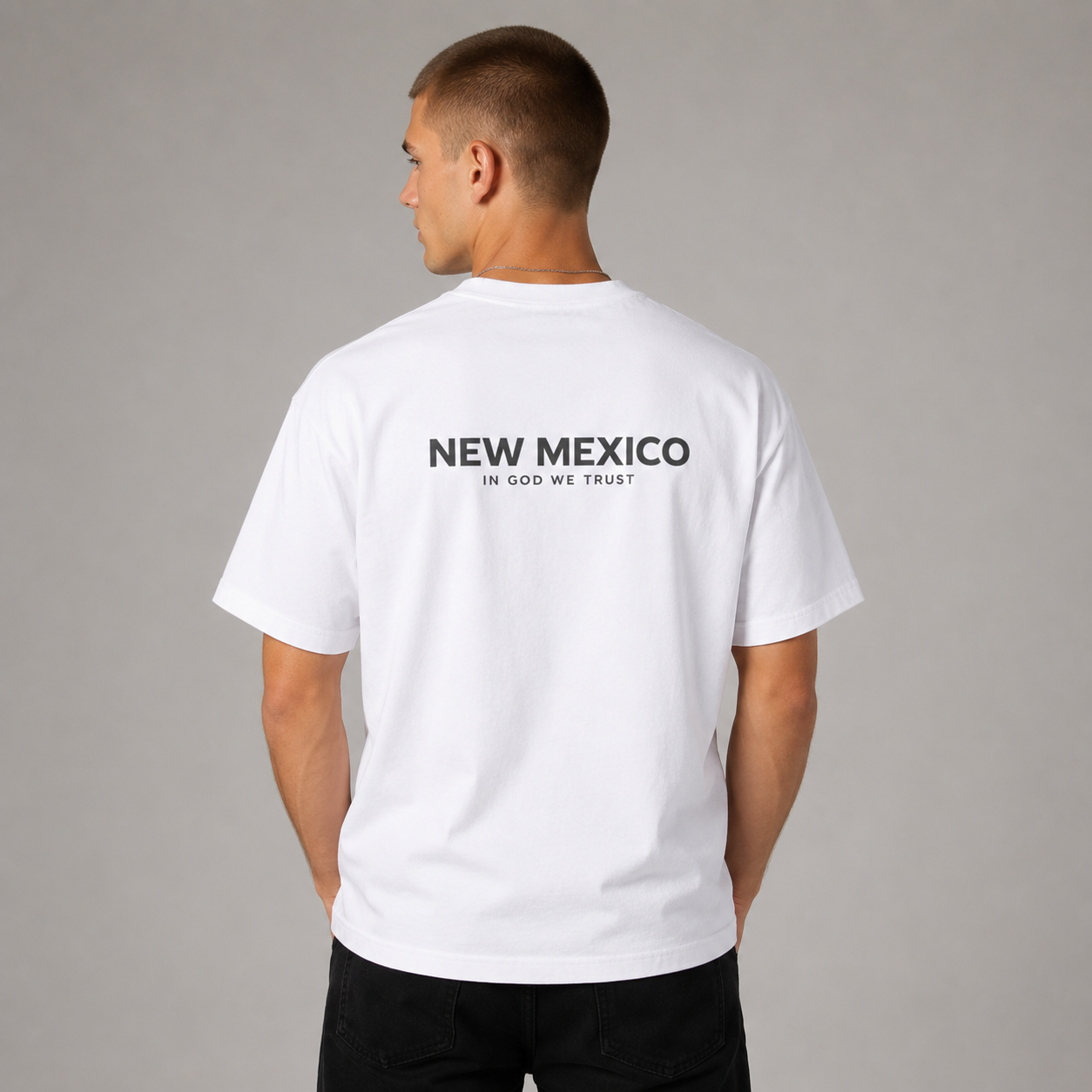 New Mexico All State In God We Trust Unisex Max Heavyweight Short Sleeve
